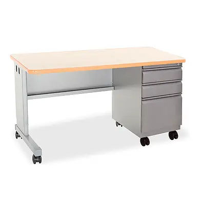 Cascade® Teacher Desk Single Pedestal